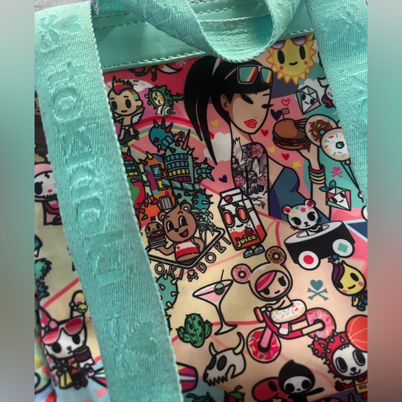 Tolidoki Mini Backpack with chains on straps - Picture 6 of 10